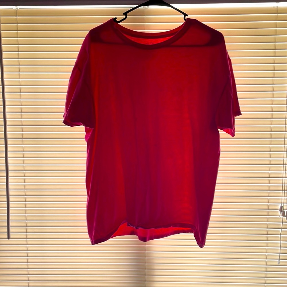 pink short sleeve tee